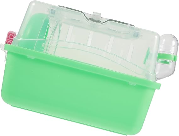 Hamster Cage with Detachable Roof and Removable Tray for Dwarf