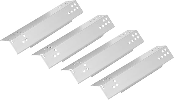 70-02-411 Heat Plates Replacement for Dyna Glo Grill Replacement Parts DGH474CRP DGX440SGP DGH474CRP-D 4 / 5 Burner Grill Parts DGH485CRP DGH485CRP-D DGF481CRP Stainless Steel Heat Shield Heat Tents