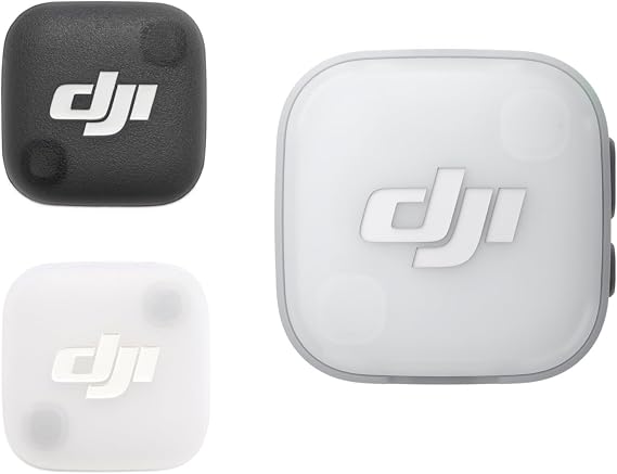 DJI Mic Mini 2 Verici, Kablosuz Yaka Mikrofonu, Bluetooth, Kamera ve Akıllı Telefon Uyumlu, Siyah