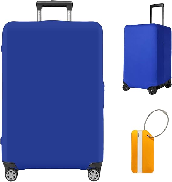 Scettar Suitcase Cover Protectors,Travel Trolley Case Cover Protector,Suitcase Covers Protectors Large with Luggage Tag (XL(29-32IN))