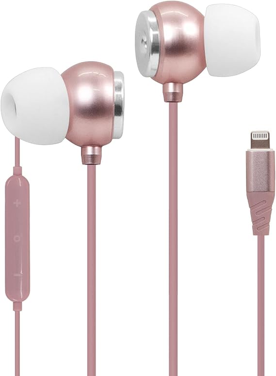 Realm Lightning Earbuds, Rose Gold