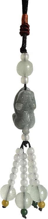 Handmade Feng Shui Jade Pi Yao/Pi Xiu/Bi Xie Charm or Hanging for Wealth