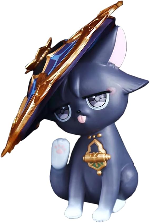 Wanderer Cat Figure 4.3IN Anime Game Figurine Scaramouche Cat Character Desktop (Wanderer)