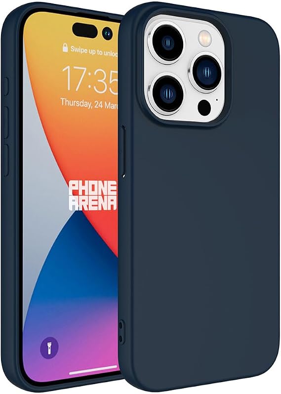 Case Navy Blue Launch Cover Original Compatible with Spia Apple iPhone 15 Pro (Compatible with Apple iPhone 15 Pro, Navy Blue)