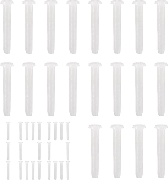 Racket Grommet 100 Pieces Racket Guard Tube Grommets | Transparent White Eyelet, Nylon Stringing Tools for Women Men Beginners