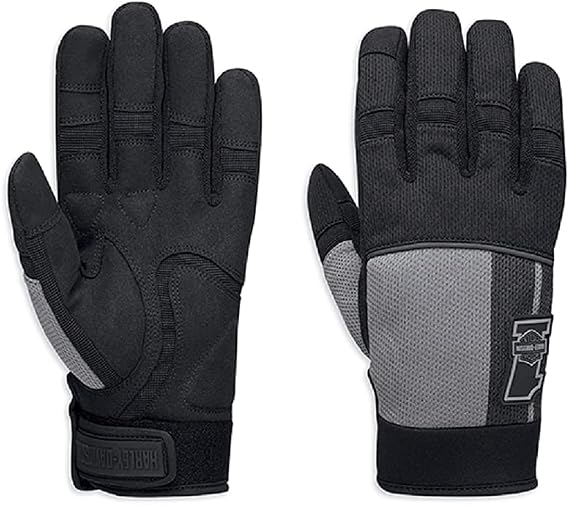 Harley-Davidson Men's Stowell Mesh Motorcycle Gloves - 98384-19VM