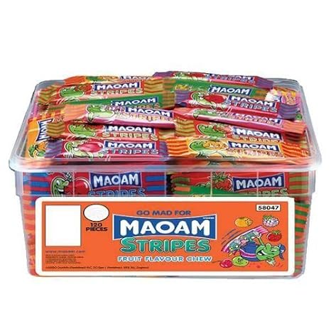 MAOAM Stripes Fruit Flavour Chew by N/A