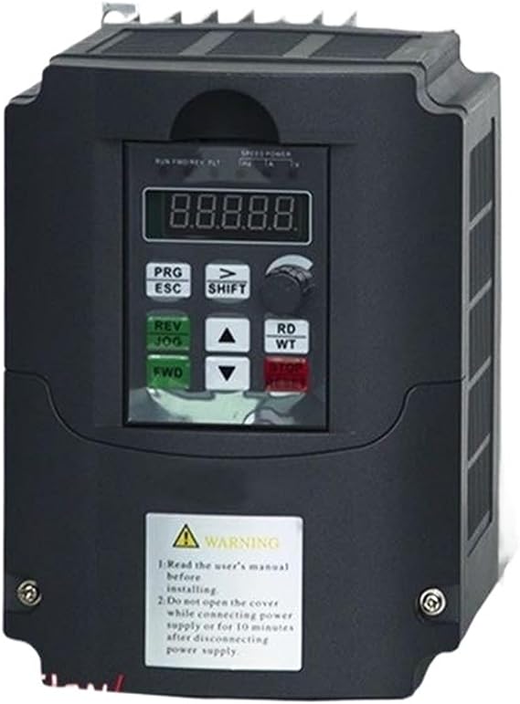 4KW-11KW Inverter 220v to 3 Phase 380V VFD Variable Frequency Drive VFD Inverter 400Hz VFD Inverter Frequency Inverter(220v to 380v 2.2kw)