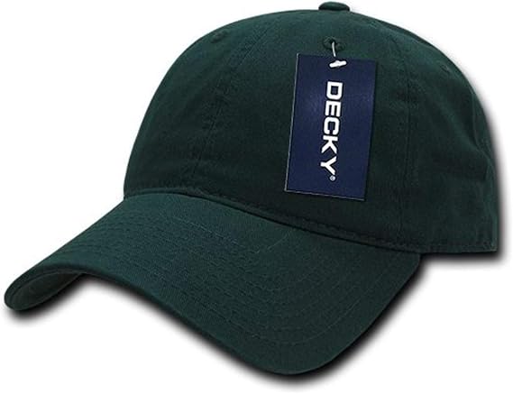 DECKY Relaxed Washed Cotton Cap, Hunter