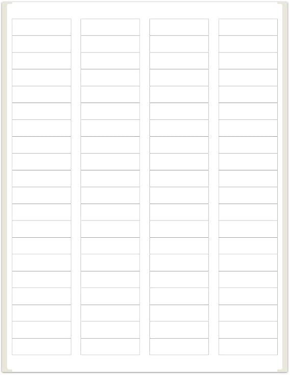 0.5 x 1.75 Inches Address Labels for Laser/Inkjet Printers, White, Permanent Adhesive (40,000 Labels)