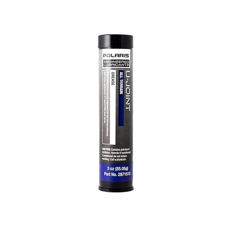 Polaris Premium U-Joint Grease, 3 oz., for Specific Ranger, Sportsman, RZR, Snowmobile Models, Protects U-Joints from Wear and Corrosion, OEM Lubricant, Genuine OEM - Part 2871515