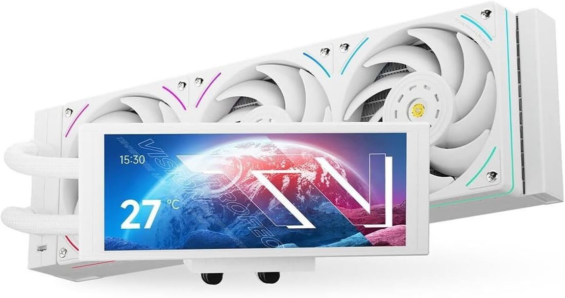 ThermalRight Trofeo Vision 360 ARGB White 360mm Intel-AMD Uyumlu İşlemci Sıvı Soğutucu