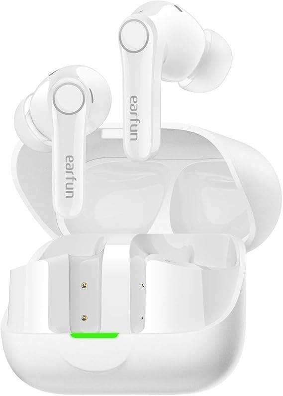 EarFun Air Pro 4+ Bluetooth Kulakiçi Kulaklık - Bluetooth 6.0-54 Saat Çalma Süresi - Çoklu Cihaz Bağlantısı - IP55 - Beyaz (EarFun Türkiye Garantili)