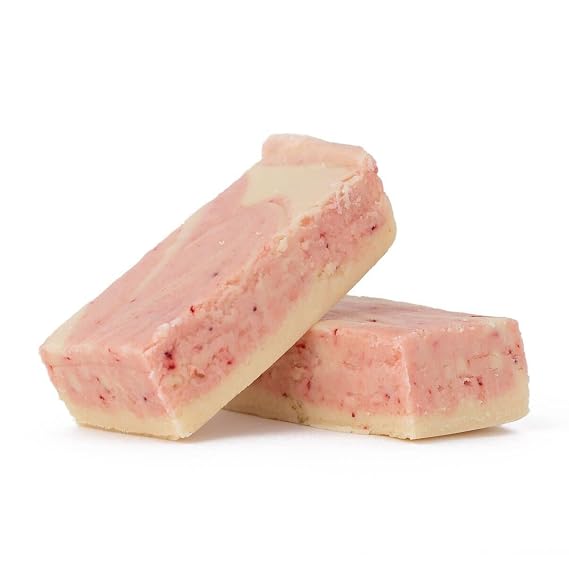 Uncle Butch's Fudge - Strawberry Cheesecake - Small Batch Candy, 16 oz