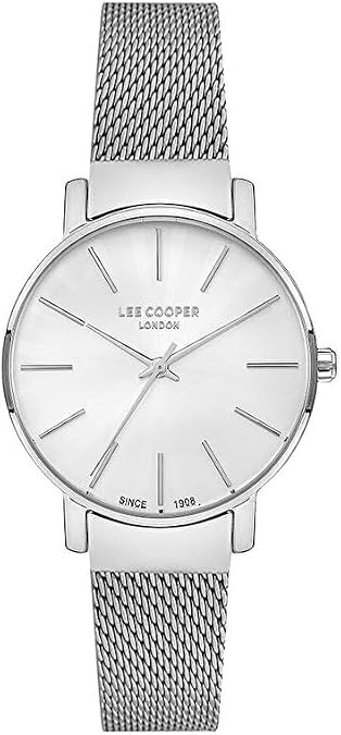 Lee Cooper LC07339.330 Ladies Silver Watch with Silver Dial