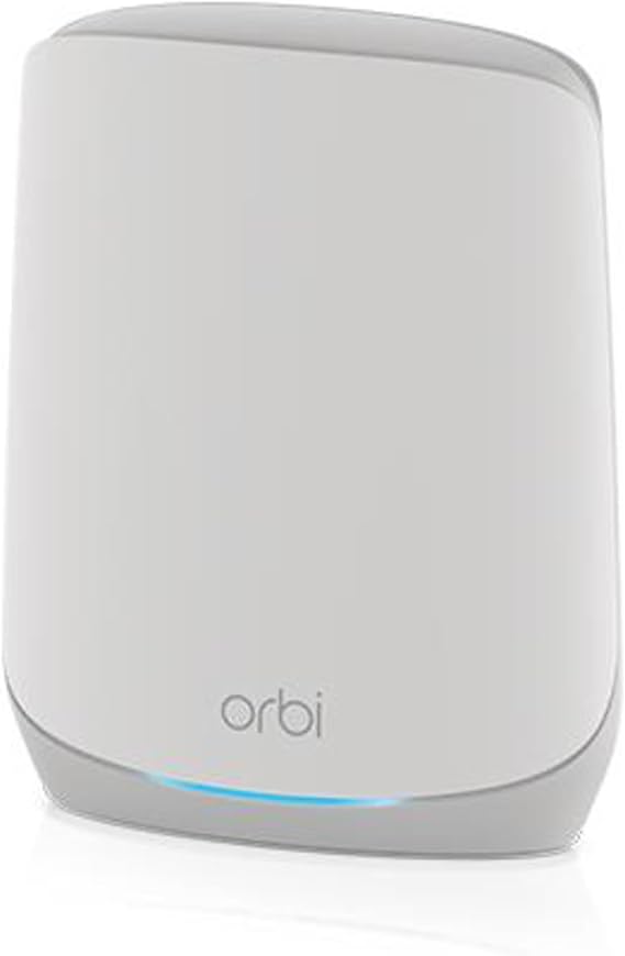 NETGEAR Orbi RBS760 WiFi 6 Mesh Add on Satellite, Adds up to 2,000sq ft, 11AX Tri-Band Mesh. Speeds up to 5.4Gbps
