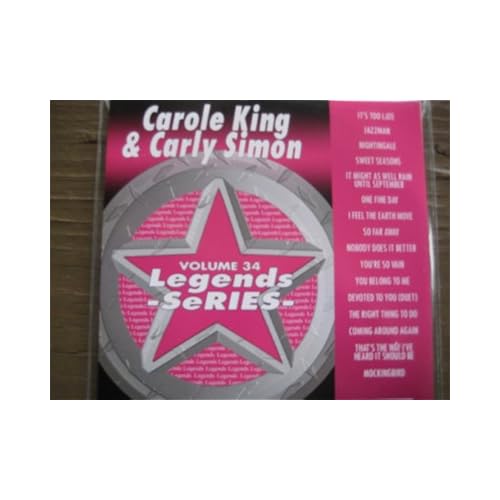 LEGENDS Karaoke CDG #34 Hits of CAROLE KING & CARLY SIMON