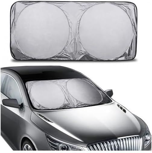 Car Windshield Sunshade Foldable Car Glass Sunshade Automobile Sunshades Vehicle Canopy In-Vehicle Sunshade In Special Bag
