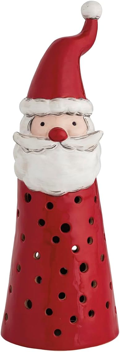 Mud Pie Christmas Large Santa Cone Sitter