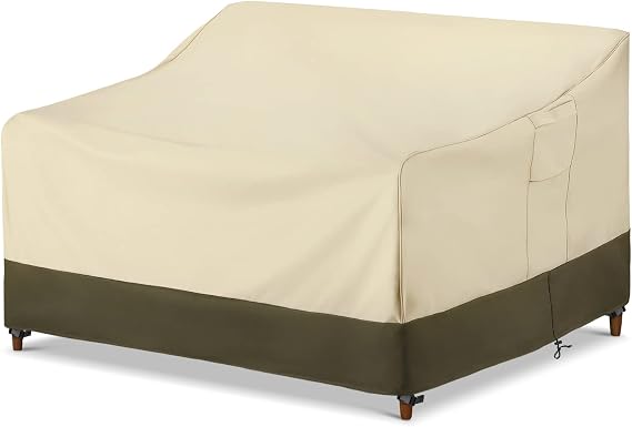 SunPatio Heavy Duty Waterproof Outdoor 3-Seater Patio Sofa Cover 78 Inch