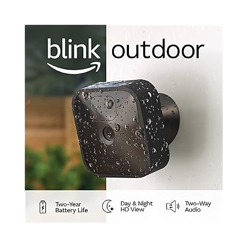 Blink Outdoor (3rd Gen) - wireless, weather-resistant HD security camera, two-year battery life, motion detection, set up in minutes 2 camera system