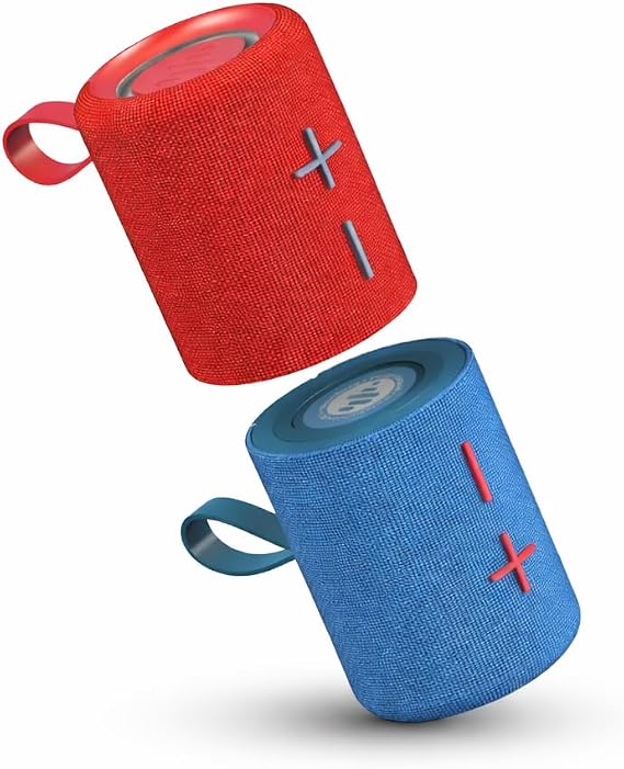 Stromberg - Twin 2-in-1 Mini Portable Bluetooth Speaker, 10W Power (5W per Speaker), 10-Hour Playtime