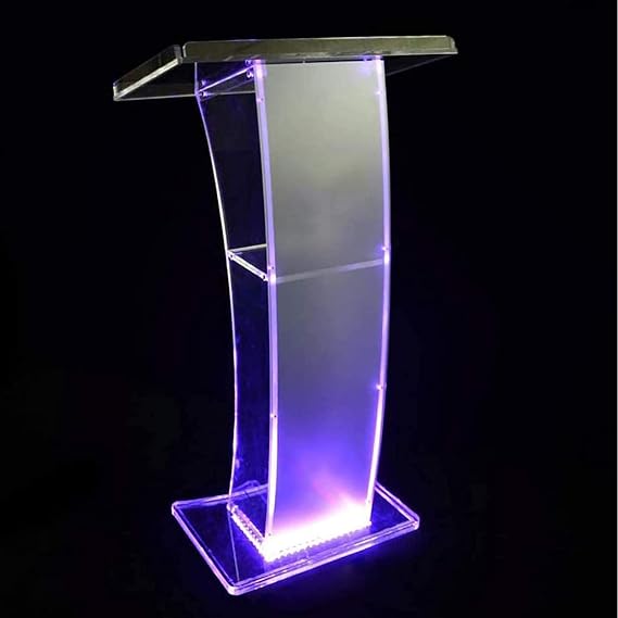 Lectern Podium Stand Podium Podium Transparent s Podium Curved Brushed Stainless Steel Side Podium Fixturedisplays Podium s School Church