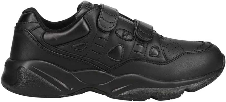 Propet Mens Stability Walker Walking Walking Sneakers Shoes - Black