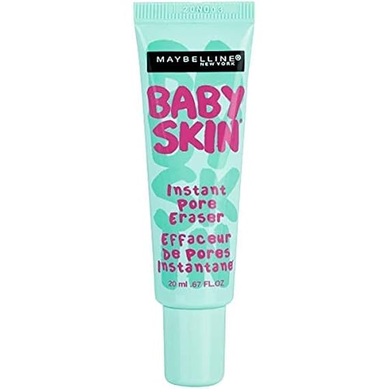 Maybelline New York Facestudio Lasting Fix Makeup Setting Spray, Matte Finish, 3.4 fl. oz. & Baby Skin Instant Pore Eraser Primer Makeup, Clear, 1 Count