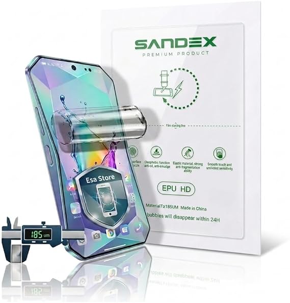 Google PİXEL 10 PRO XL Uyumlu Nano Ekran Koruyucu Ekstra 185 UM Koruma EPU HD - SANDEX