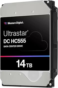 Western Digital Ultrastar WUH722014CLE6L4 14 TB Hard Drive - 3.5" Internal - SATA - Energy-Assisted Magnetic Recording (EAMR) - Server Device Supported - 7200rpm - 512e Format - 512 MB Buffer