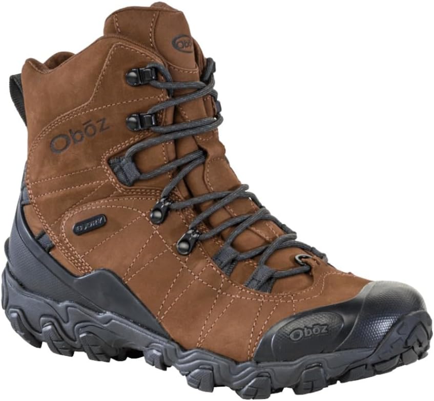 Oboz Mens Bridger Insulated Waterproof 8 Hiking Boot