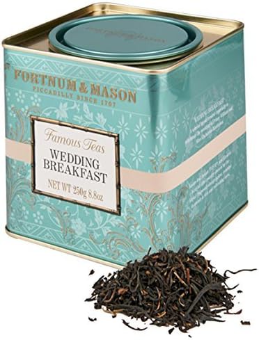 Fortnum & Mason British Tea, Wedding Breakfast, 250g Loose English Tea in a Gift Tin Caddy (1 Pack) - Seller Model Id Lcgsfl098b - USA Stock