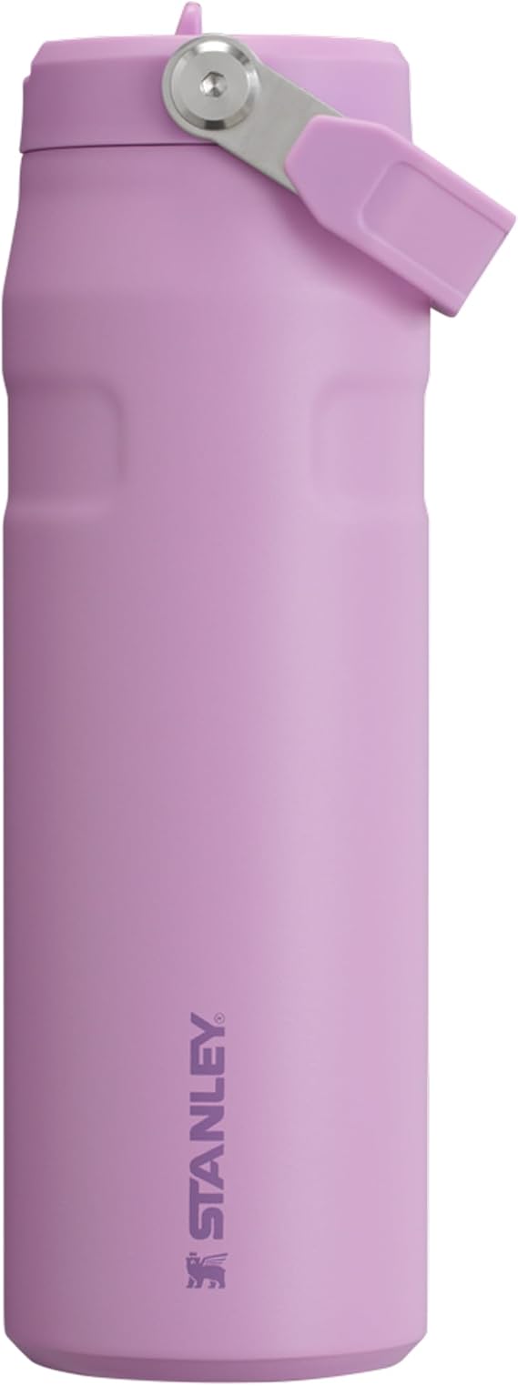 STANLEY IceFlow™ Aerolight™ Flip Straw 2.0 Pipetli Termos Su Şişesi 0.7 Litre - Lila | Paslanmaz Çelik