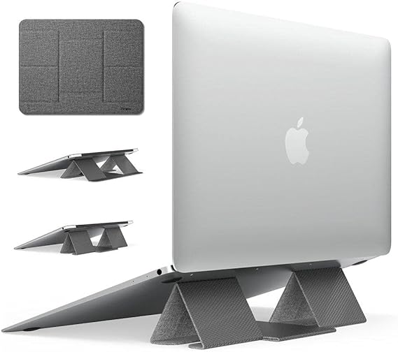 Ringke Folding Stand 2 Lightweight Cooling Anti-Slip Universal Foldable Portable Tablet Laptop Stand - Gray