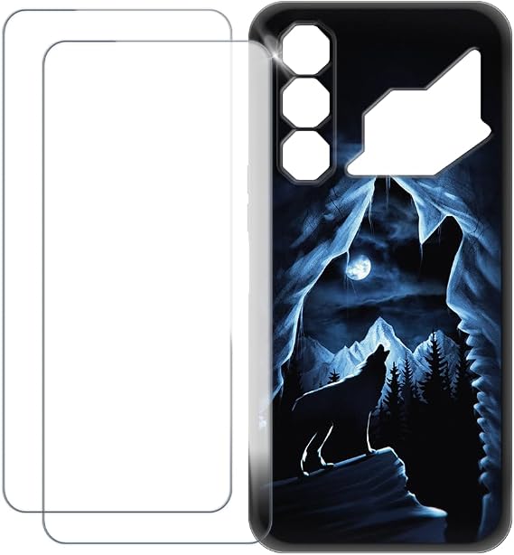Screen Protector and Case for Nubia Neo 3 GT 5G - Wolf 2