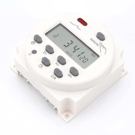 Timer Switch DC 12V Digital LCD Power Switch Week Mini Programmable Time Switch Relay
