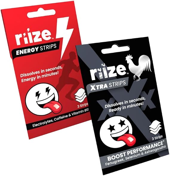 Riize Energy + Xtra Strips Focus & Vitality Combo