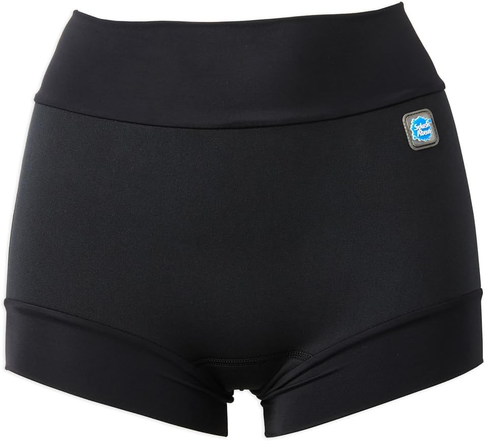 Splash About Kids Splash Shorts (New Shape) - Black, M (6-8 Years)