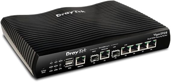 DrayTek Vigor 2928 Multi-Gigabit Wired FTTP Ethernet Router