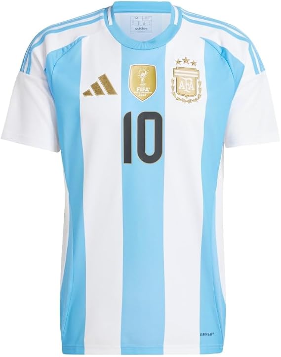 adidas Men's Argentina Messi 10 Men’s Stadium Home Jersey 2024 Jersey (Pack of 1)