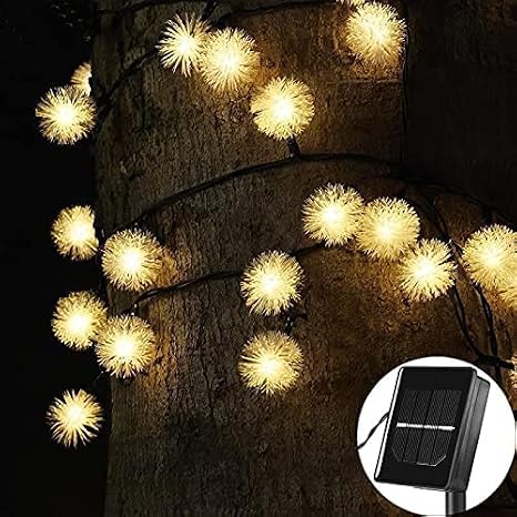 Solar Peri 30Led 4Mt 8 Mod Güneş Enerjili Bahçe Aydınlatma Dekorasyon Günışığı
