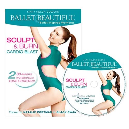 Ballet Beautiful Ballet Workout DVD - Sculpt & Burn Cardio Blast. Mary Helen Bowers Barre Dance Inspired Fitness DVD