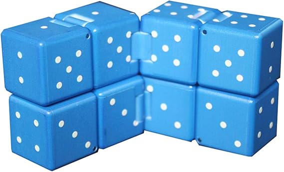 Infinity Cube, Sensory Infinity Cube Autism Relief, Braille ,Fruit,Lovely Dog Magic Cube Puzzle for Teens and Adults Hand Cube Relieve Stress and Anxiety Relief (Braille Cube)
