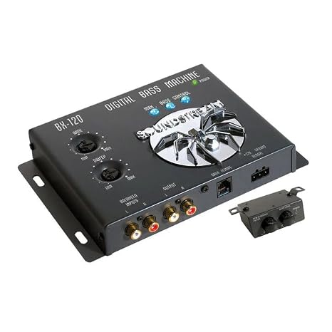 Soundstream BX-12 D Car Audio Bass Restoration Processor with Remote Control | Epicenter Alternative for Factory & Aftermarket Sound Systems | Bass Enhancer Processor and Subwoofer Booster