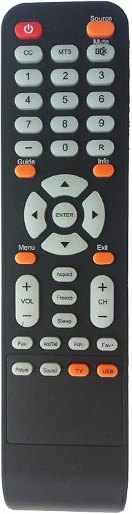 Universal Remote Control Compatible with Sceptre LCD LED TV X322BV-HD X325BV-FHDU X325BV-FHD E328BV-HDH X425BV-FHD3 E165BD-HD E195BV-SHD E195BD-SHD