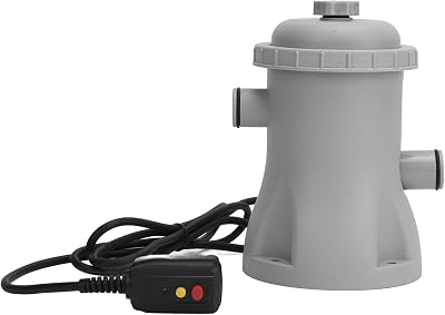 Electric Swimming Pool Filter Pump Ground Pools 330 Gallon Cartridge Filters Pump System for Inflatable Pool US Plug 110V, Defult, Qcwwy13nkrgd6ac-11