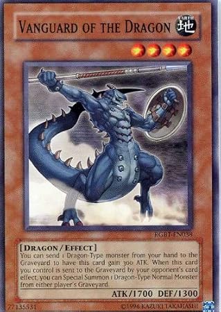 Yu-Gi-Oh! - Vanguard of The Dragon (RGBT-EN038) - Raging Battle - Unlimited Edition - Common