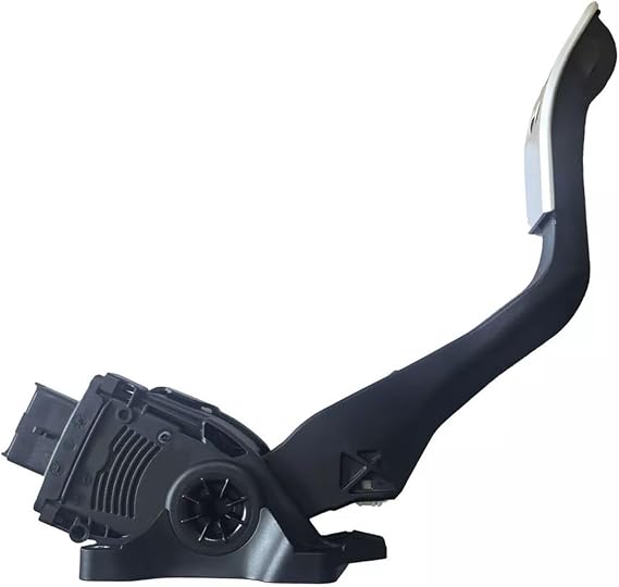 Accelerator Pedal with Position Sensor 6-Pin ABS Black, Compatible with C2/C3/C4/DS3/DS4 and 207/208/301/308, OEM 9671433880 1601CX, Ideal for Car Interior