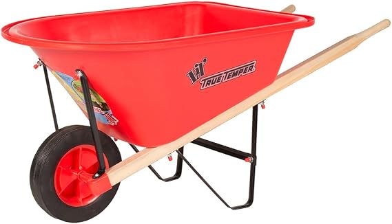 The AMES Companies, Inc KPWB10 1.25Cf Kids Wheelbarrow, 1.25-Cubic Foot (Colors May Vary)